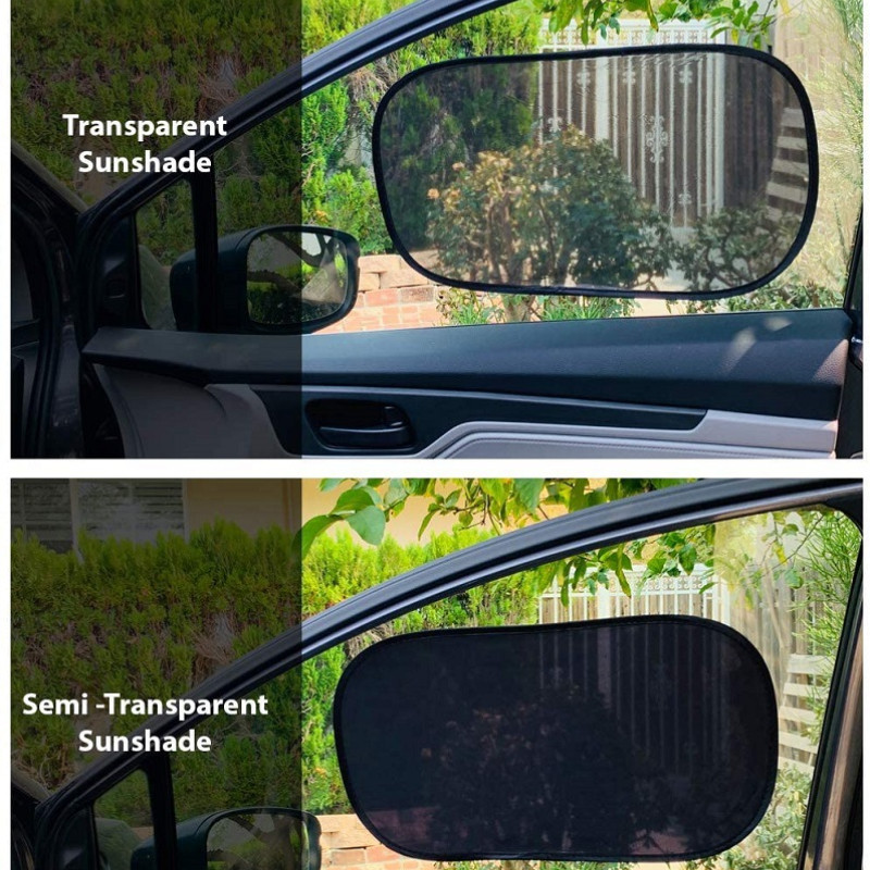 Umbrire geam masina 2 pachete 54x36 cm Parasolar agatat pentru geamuri auto Protectie impotriva razelor UV pentru copii Parasolar geam lateral bebelus