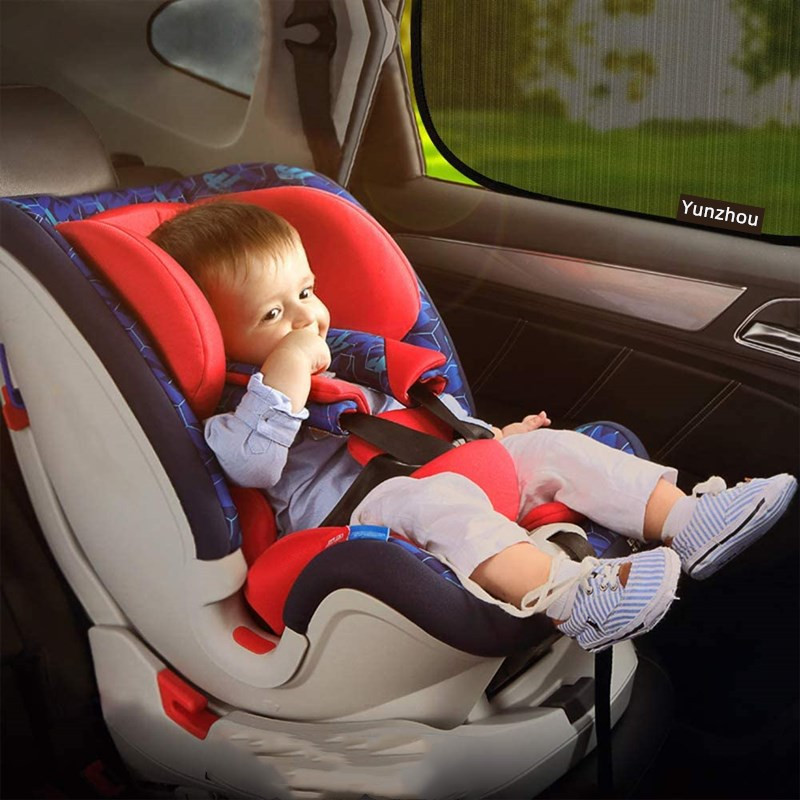 Umbrire geam masina 2 pachete 54x36 cm Parasolar agatat pentru geamuri auto Protectie impotriva razelor UV pentru copii Parasolar geam lateral bebelus