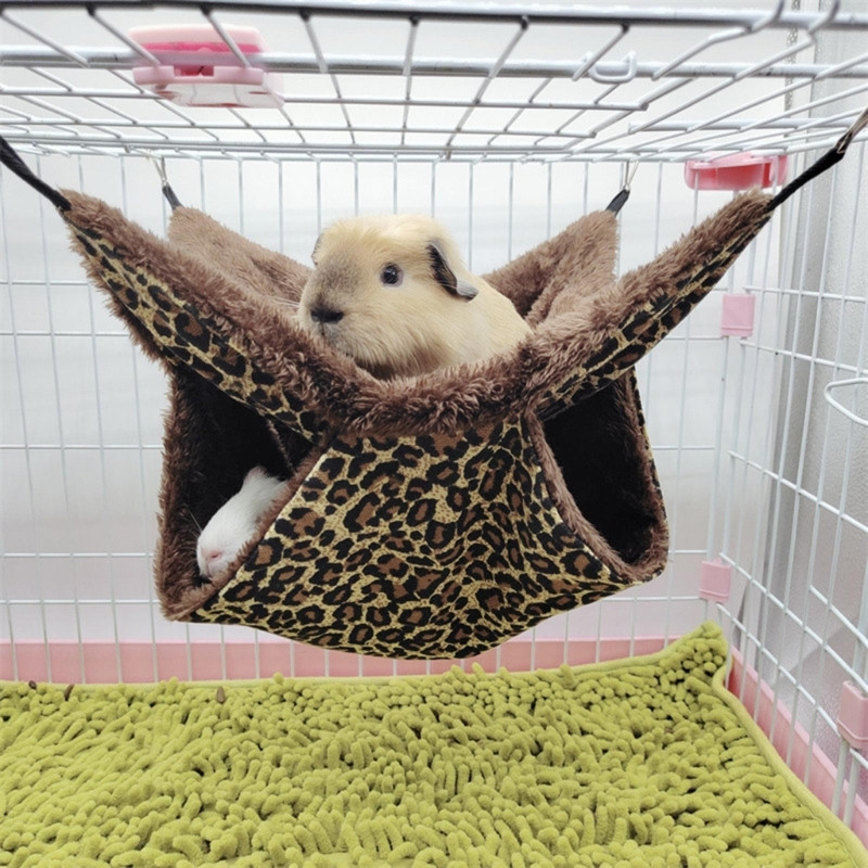 Viseća mreža za hrčka, dvoslojna, topla, topla vreća za spavanje, viseći kavez