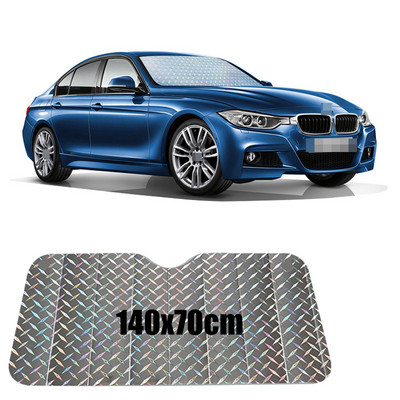 130x60 130x70cm Automašīnas saulessargs UV aizsardzības aizkars Automašīnas saulessargs Plēve Vējstikla Visor Priekšējais vējstikls Saulessargs Aizsargs Saulessargs