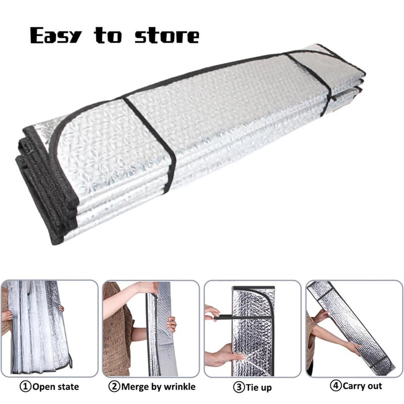 Autó szélvédő napernyők Összehajtható autós napernyő UV védelem napernyő ablak első napellenző burkolat függöny autó tartozékok