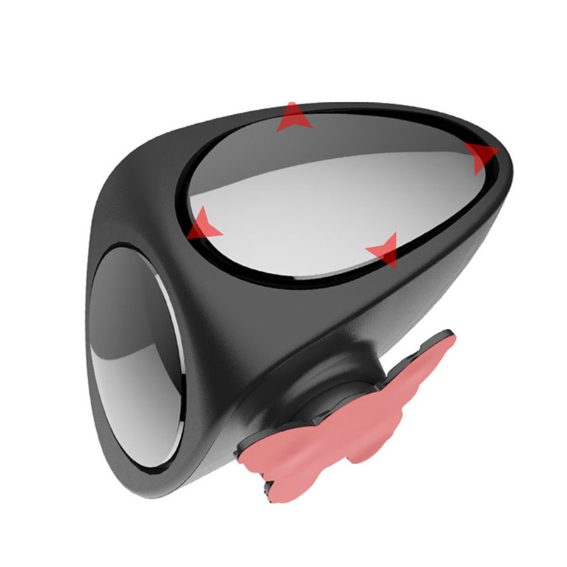 Ogledalo za automobil Podesivi široki kut od 360 stupnjeva, bočna stražnja zrcala, mrtvi kut, mjesto za parkiranje, pomoćno retrovizor
