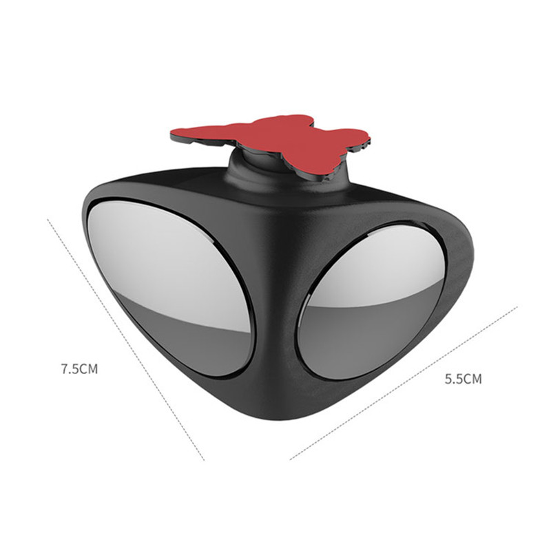 Ogledalo za automobil Podesivi široki kut od 360 stupnjeva, bočna stražnja zrcala, mrtvi kut, mjesto za parkiranje, pomoćno retrovizor