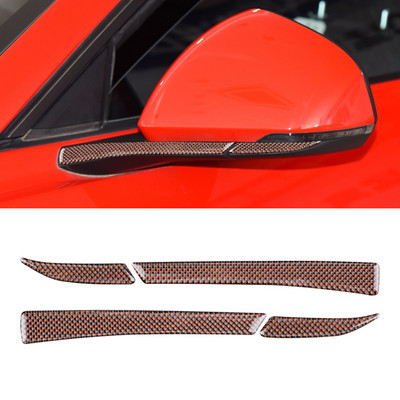ZRAČNA BRZINA Naljepnica za Ford Mustang 2015-2022 Automobil od karbonskih vlakana Retrovizor Postolje Ukrasne ukrasne trake Dodaci