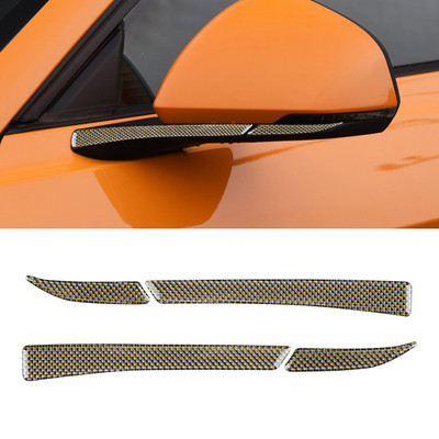 ZRAČNA BRZINA Naljepnica za Ford Mustang 2015-2022 Automobil od karbonskih vlakana Retrovizor Postolje Ukrasne ukrasne trake Dodaci