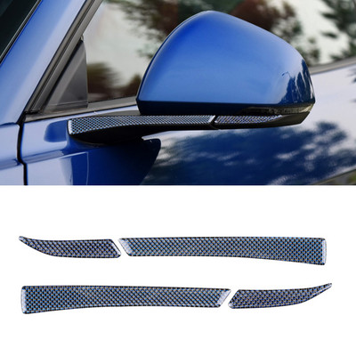 ZRAČNA BRZINA Naljepnica za Ford Mustang 2015-2022 Automobil od karbonskih vlakana Retrovizor Postolje Ukrasne ukrasne trake Dodaci