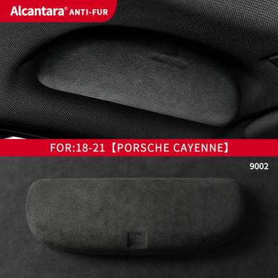 Alkalmas Porsche Palamela Alcantara velúr szemüvegtokhoz, Cayenne Macan speciális autós napszemüvegtartóhoz
