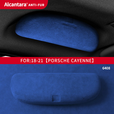 Alkalmas Porsche Palamela Alcantara velúr szemüvegtokhoz, Cayenne Macan speciális autós napszemüvegtartóhoz