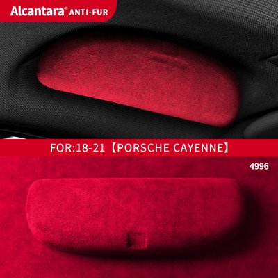 Alkalmas Porsche Palamela Alcantara velúr szemüvegtokhoz, Cayenne Macan speciális autós napszemüvegtartóhoz