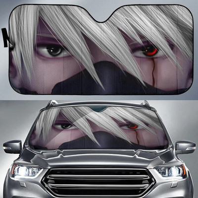 Első szélvédős napernyő az autóhoz Cool Iron Eyes Print Auto Visor Shield Cover Nyári Jármű napernyők pare soleil de voiture