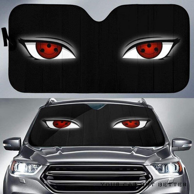 Első szélvédős napernyő az autóhoz Cool Iron Eyes Print Auto Visor Shield Cover Nyári Jármű napernyők pare soleil de voiture