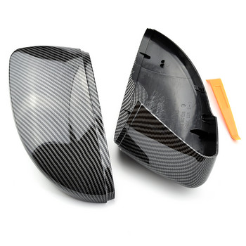 За Volkswagen Car Side Wing Mirror Caps За Scirocco Passat B7 CC beatle Капачки за огледала за обратно виждане