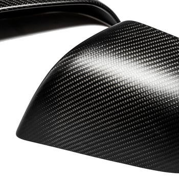 Κάλυμμα πίσω καθρέφτη για Tesla Model 3 Y Real Dry Carbon Fiber Πλαϊνοί Καθρέπτες Αυτοκόλλητο Εξωτερική διακόσμηση 2017-2023