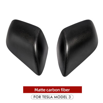 Hátsó tükörborítás Tesla Model 3 Y valódi száraz szénszálas oldalsó visszapillantó tükrök matrica külső dekoráció módosítása 2017-2023
