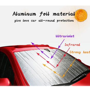 Автомобилен слънцезащитен блок слънцезащитен крем изолация кола сенник завеса лятно стъкло отразяваща мрежа капак предни и задни принадлежности аксесоари