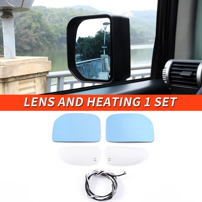 06-21 m. Toyota FJ Cruiser priedai Išorės modifikacija Išorinis veidrodėlis HD Neakinantis šildymas Didelio vaizdo išgaubtas objektyvas