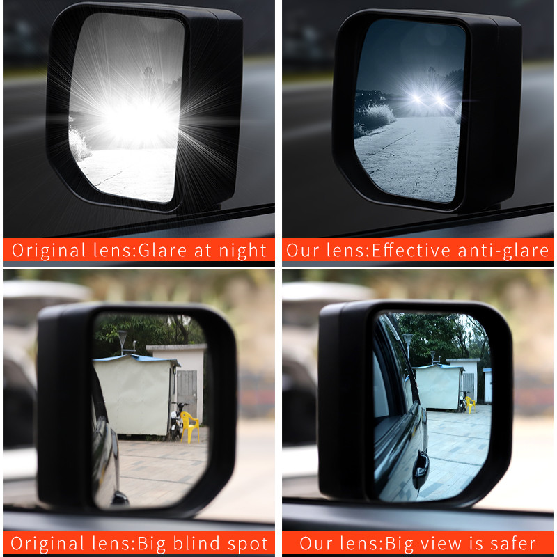 06-21 m. Toyota FJ Cruiser priedai Išorės modifikacija Išorinis veidrodėlis HD Neakinantis šildymas Didelio vaizdo išgaubtas objektyvas