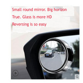 Automobilski retrovizor Mali okrugli retrovizor 360 stupnjeva podesiv Ogledalo za mrtvi kut HD širokokutno s okvirom Reflektirajuće pomoćno