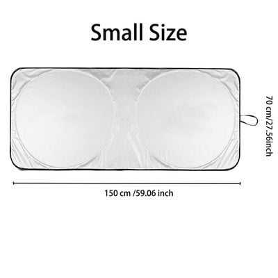 Skirta Renault Duster Sandero Logan Megane Scenic Symbol Twingo automobilių skėčiai nuo saulės logotipas priekinio lango skydas nuo saulės skydelio dangtis Apsauga nuo UV spindulių