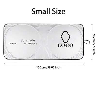 Skirta Renault Duster Sandero Logan Megane Scenic Symbol Twingo automobilių skėčiai nuo saulės logotipas priekinio lango skydas nuo saulės skydelio dangtis Apsauga nuo UV spindulių