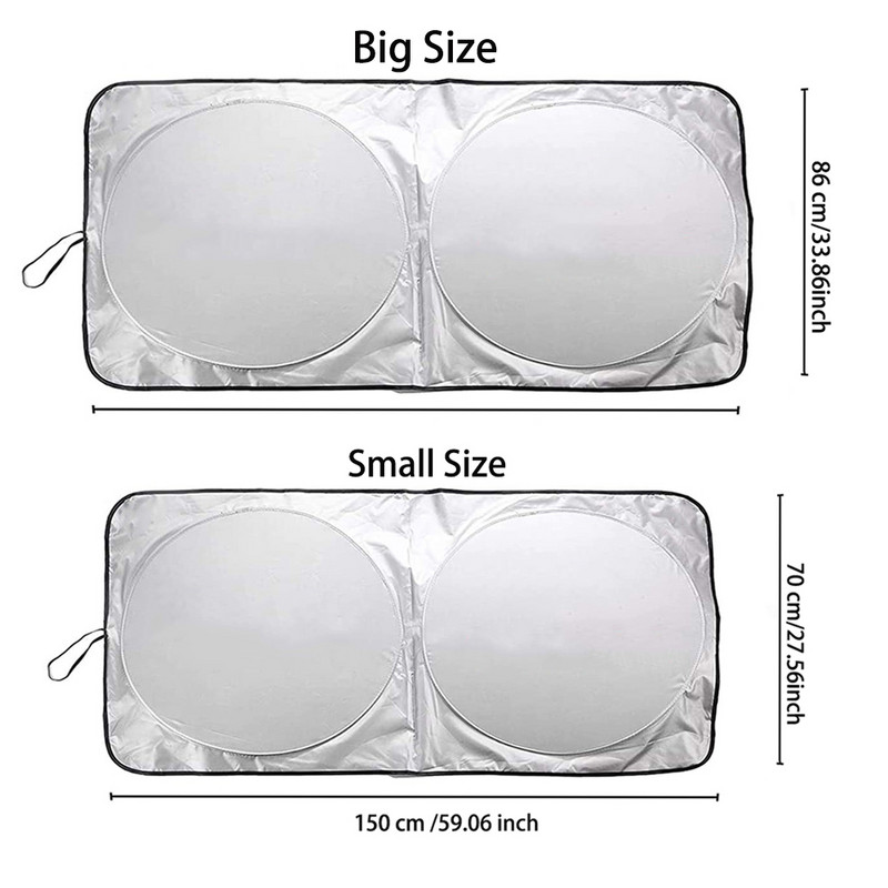 Skirta Renault Duster Sandero Logan Megane Scenic Symbol Twingo automobilių skėčiai nuo saulės logotipas priekinio lango skydas nuo saulės skydelio dangtis Apsauga nuo UV spindulių