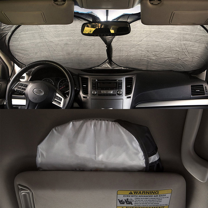 Skirta Renault Duster Sandero Logan Megane Scenic Symbol Twingo automobilių skėčiai nuo saulės logotipas priekinio lango skydas nuo saulės skydelio dangtis Apsauga nuo UV spindulių