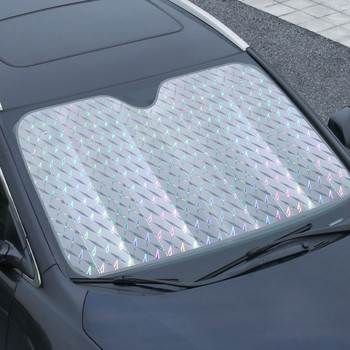 Сенник за кола UV защитна завеса Сенник за кола Фолио Козирка за предно стъкло Сенник за предно стъкло Сенник 130x60 130x70cm