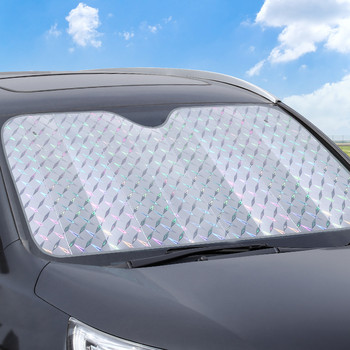 Κουρτίνα προστασίας από υπεριώδη ακτινοβολία αυτοκινήτου Κουρτίνα μεμβράνης ηλίου αυτοκινήτου Μπροστινό κάλυμμα ηλίου ηλίου 130x60 130x70cm