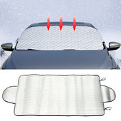 Automobilio sniego ledo apsauga langas priekinis stiklas nuo saulės priekinio galinio priekinio stiklo bloko dangtelio skydelis auto išorės priedai 150x70cm