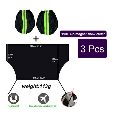 3 buc Husa parbriz fata masina Parasolar Protector pentru zapada Husa pentru jumatate Husa masina Husa nemagnetica pentru zapada Protectie solara