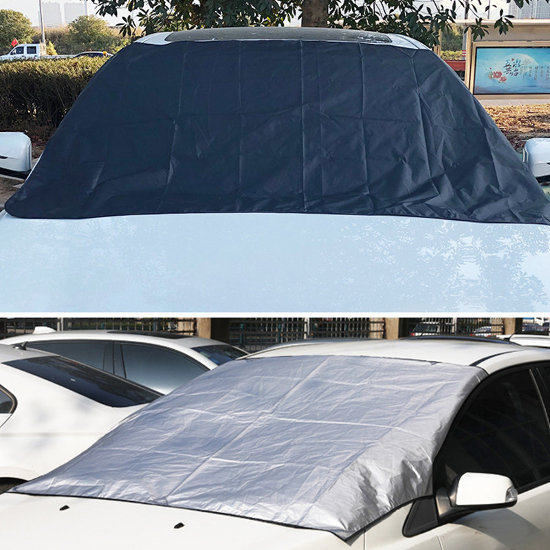 3 buc Husa parbriz fata masina Parasolar Protector pentru zapada Husa pentru jumatate Husa masina Husa nemagnetica pentru zapada Protectie solara