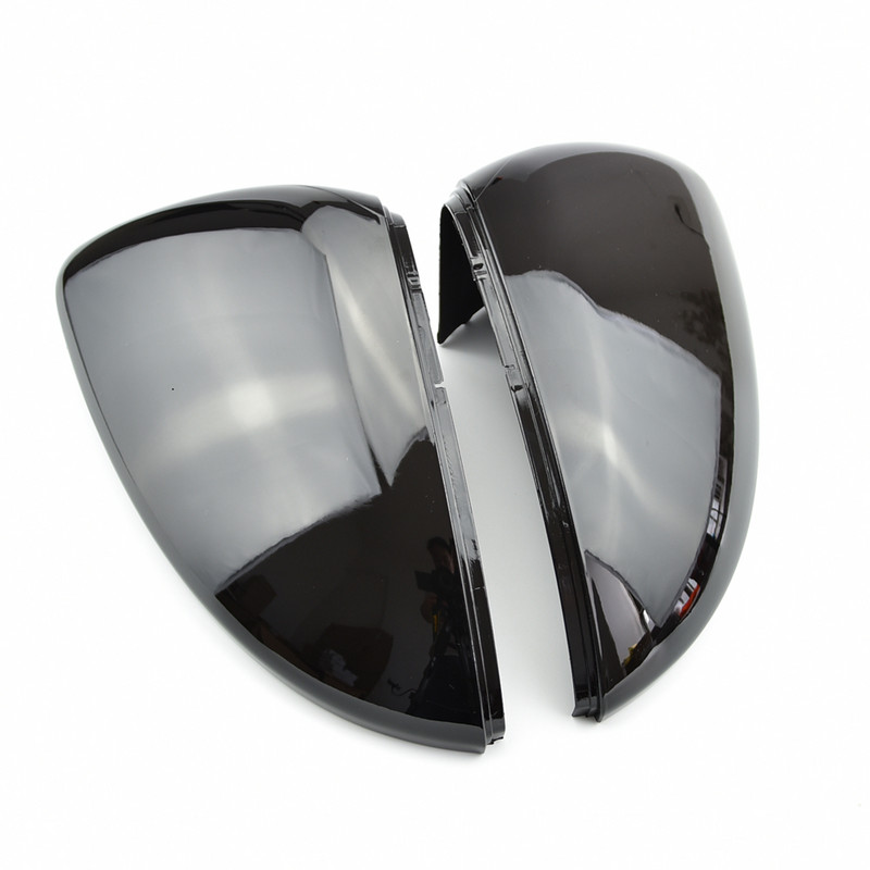 2 darab VW Golf MK7 7.5 GTI 7 7R tükörborítások sapkák Hátsó tükör tok burkolata karbon megjelenés fényes fekete matt króm burkolat