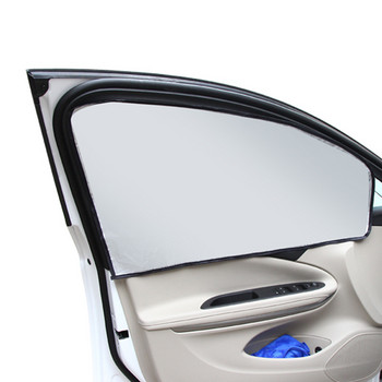 1 чифт Универсален автомобилен магнитен сенник Автомобилни завеси Предно стъкло на автомобила Слънцезащитен щит Калъф Двойни страни Протектор за сенник за прозорец на кола
