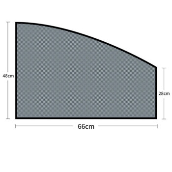 2 бр. Магнитни сенници на страничните прозорци на автомобила UV защитни завеси Сенник Мрежа Козирка за слънце Лятна защита Щори за кола Аксесоари за автомобили