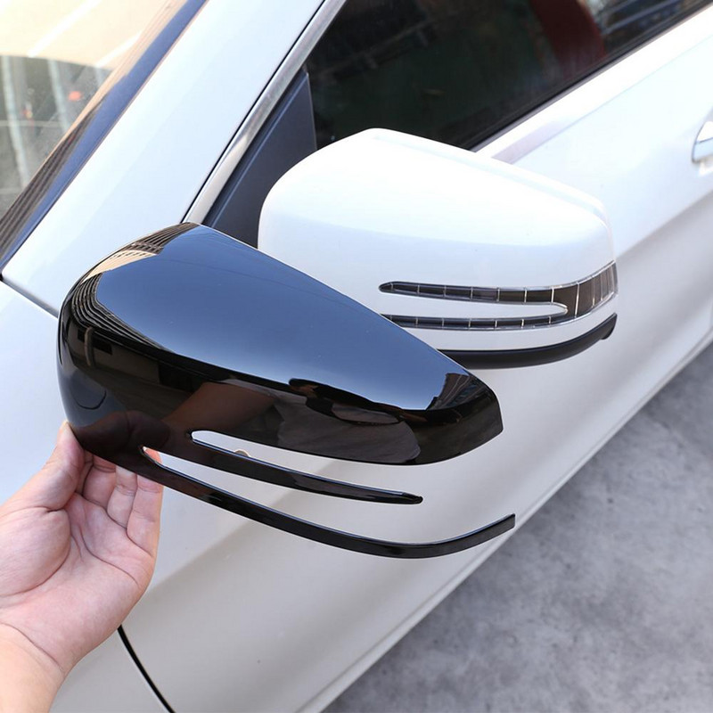 Za Mercedes Benz A CLA GLA GLK klasa W176 W117 X156 X2 x crna 'Carbon Fiber ABS bočna vrata retrovizora Poklopac poklopca 20