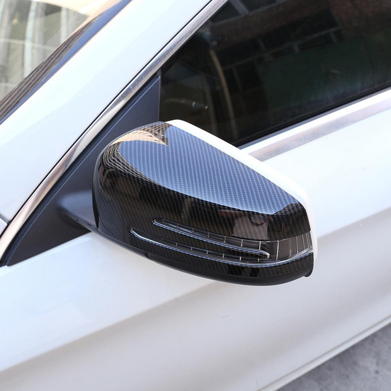 Za Mercedes Benz A CLA GLA GLK klasa W176 W117 X156 X2 x crna 'Carbon Fiber ABS bočna vrata retrovizora Poklopac poklopca 20