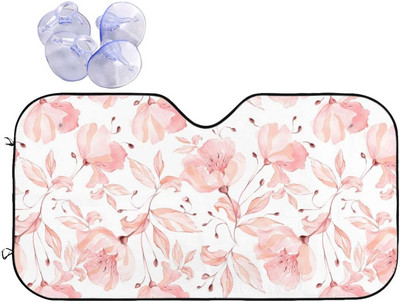 Sjenilo za vjetrobransko staklo, slatka ružičasta sjenila za automobil za žene, zaštita od sunca za vozila, ružičasti ukras za automobil, ružičasti dodaci za automobil, poklon, ružičasta sjenila