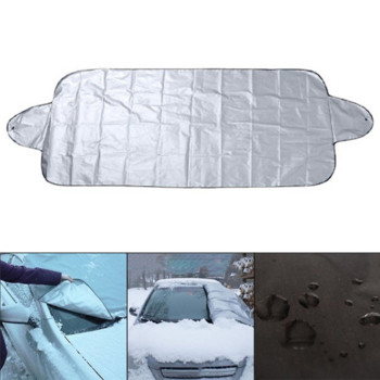 Снежно покритие за предно стъкло на автомобил Сенник Анти-UV Универсален зимен протектор за лед и замръзване Преден капак за предно стъкло 150x70cm