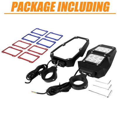 1.75"-2" UTV retrovizori s LED svjetlom za polaris rzr 1000 800 900 xp ranger za can am za Yamahu za Hondu