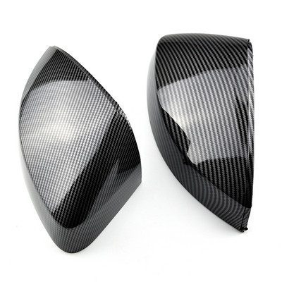 Skirta Audi A3 S3 8V RS3 2013 2014 2015 2016 2018 2017 2019 Galinio vaizdo veidrodžio korpuso dangtelis Anglies pluošto raštas Juodas dangtelis