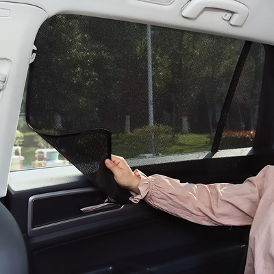 1vnt Magnetinis automobilio šoninis langas Skėtis nuo saulės UV apsauga Užuolaida nuo saulės Tinklinis skydelis nuo saulės Vasarinės apsaugos automobilio žaliuzės Automobilių priedai