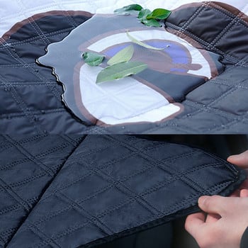 Снежна покривка за кола Anti-snow Frost Ice Dust Snow Protector Cover Сенник за предно стъкло на кола Сладък анимационен сенник за предно стъкло през зимата