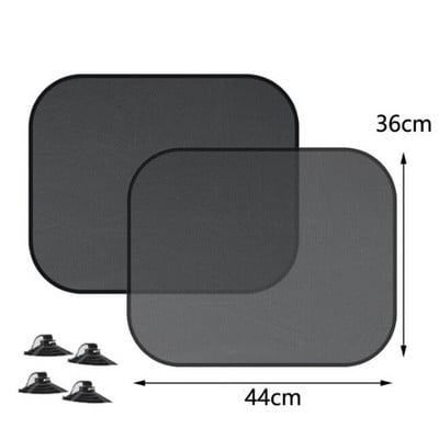 Perdele pentru geam lateral mașină Umbrire de soare Dăunătoare Blocare razelor UV Protecție solară Parasolar universal de vară Accesorii auto