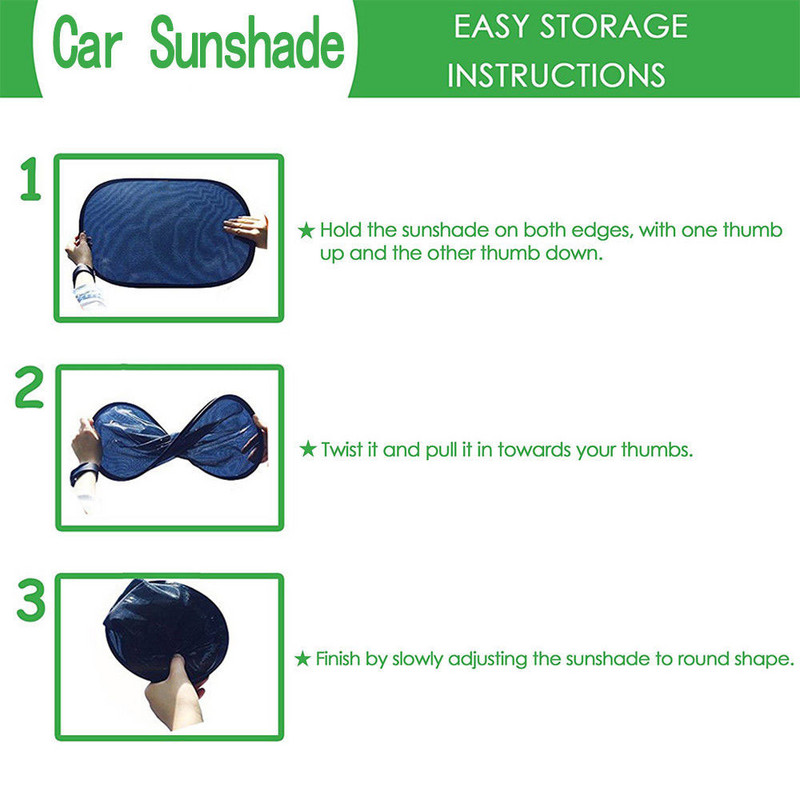 Perdele pentru geam lateral mașină Umbrire de soare Dăunătoare Blocare razelor UV Protecție solară Parasolar universal de vară Accesorii auto