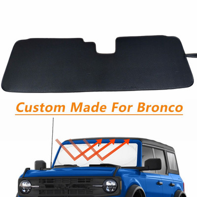 Első szélvédő napernyő összecsukható védőszemüveg 2021 2022 Ford Bronco 2/4 ajtós