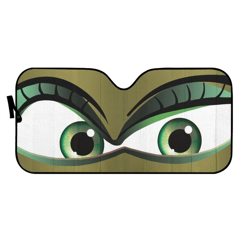 Reflektor Anti UV Protector Eyes Rajzfilm autós napernyõ elsõ szélvédõ napernyõ Tartós autós napernyõk ablakos autótartozékokhoz