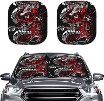 Parasolar Geam din față Mașină Parasolar Parbriz Parasolar Set 2 piese Animal Personalizat Parasolar Camion Parasolar Husă