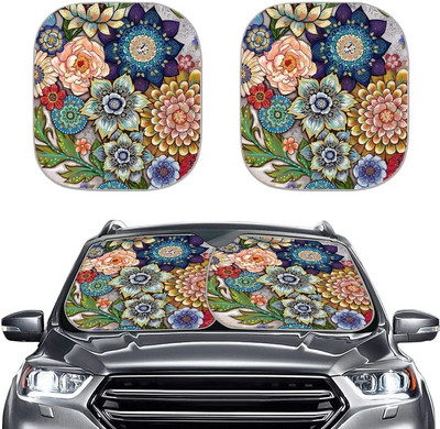 Parasolar Geam din față Mașină Parasolar Parbriz Parasolar Set 2 piese Animal Personalizat Parasolar Camion Parasolar Husă
