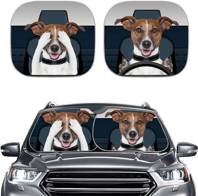 Parasolar Geam din față Mașină Parasolar Parbriz Parasolar Set 2 piese Animal Personalizat Parasolar Camion Parasolar Husă