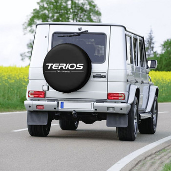 Προσαρμοσμένο κάλυμμα ανταλλακτικού ελαστικού Universal για Daihatsu Terios RV SUV 4WD 4x4 Καλύμματα προστασίας τροχών αυτοκινήτου 14\